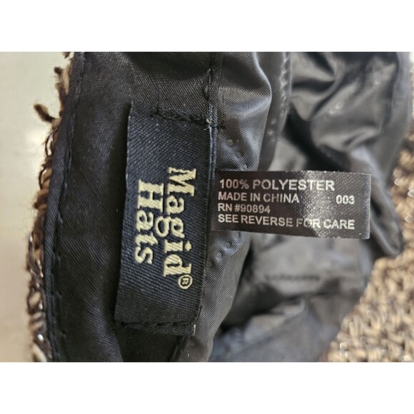 Magid Hats Brown Tweed, Cabbie Newsboy, Baseball Cap - Picture 7 of 7